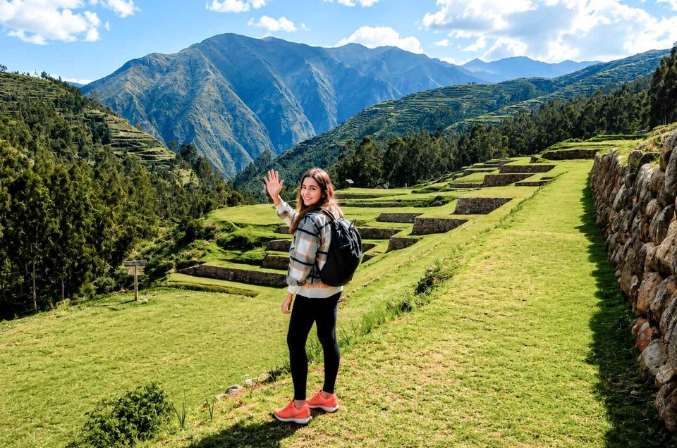 Chinchero, die Stadt und das Textilzentrum des Heiligen Tals